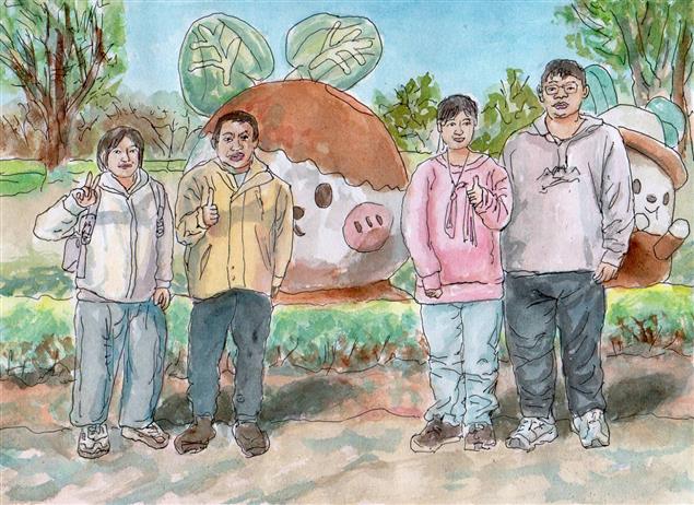 農試所賞春@文:陳慧文    圖:陳鴻文