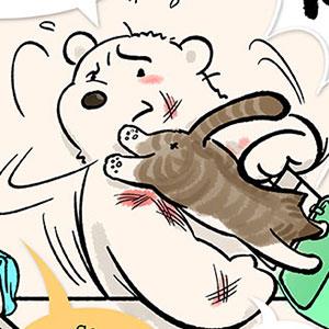 【胖打與北七熊日記】看獸醫 2