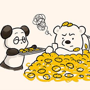 【胖打與北七熊日記】胖打喜歡做餅乾