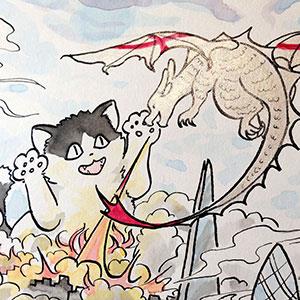 【胖打與北七熊】委託畫：我們的小小神話