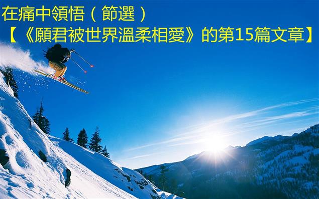 在痛中領悟（節選）【《願君被世界溫柔相愛》的第15篇文章】